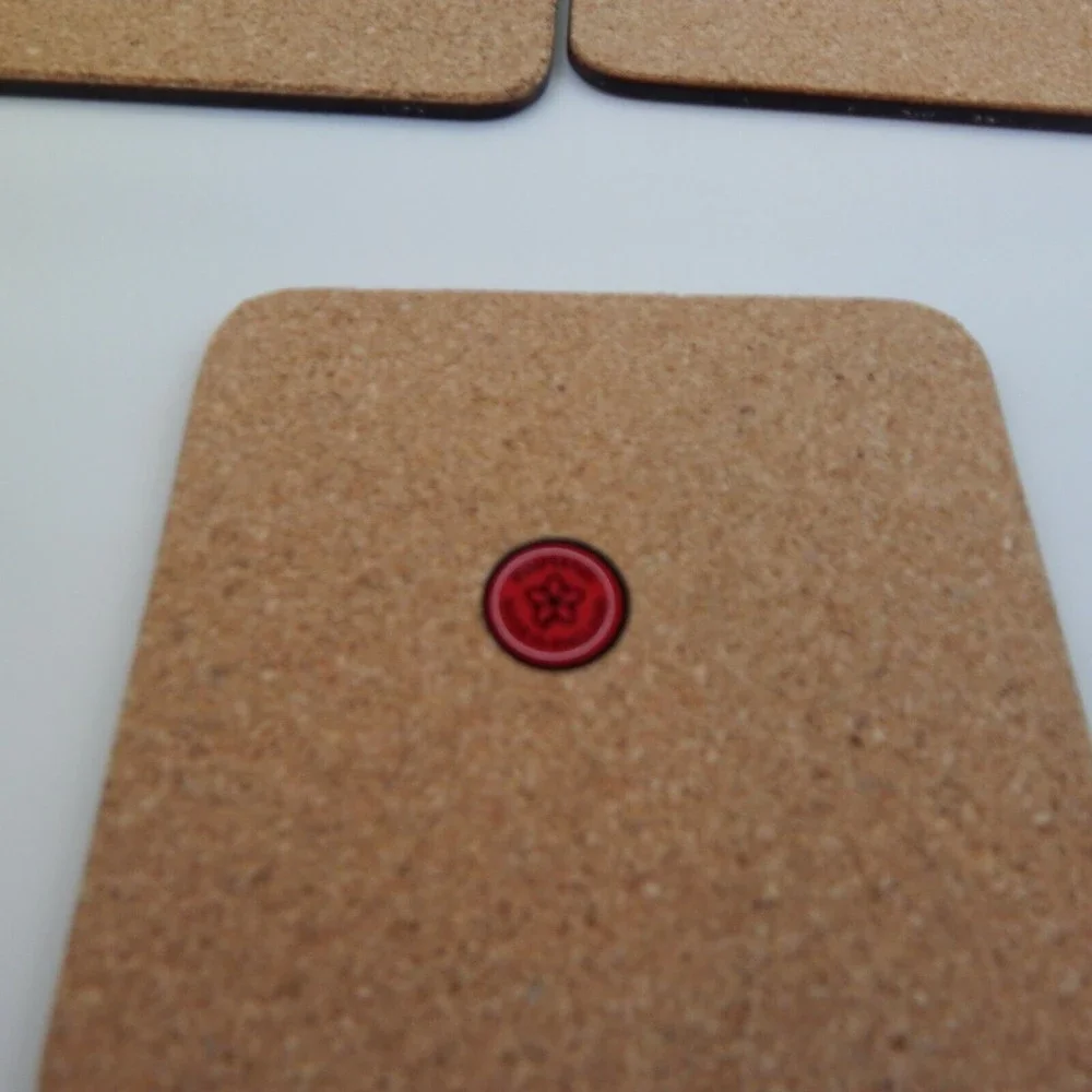 Pimpernel Floral Bouquet Coasters with Cork Backs Set of 6